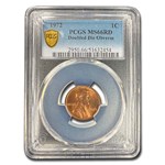 1972 Lincoln Cent Double Die Obverse MS-66 PCGS (Red)