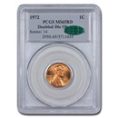 1972 Lincoln Cent Doubled Die Obverse MS-65 PCGS CAC (Red)