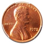 1972 Lincoln Cent MS-65 PCGS (Red/Brown, Doubled Die Obverse)