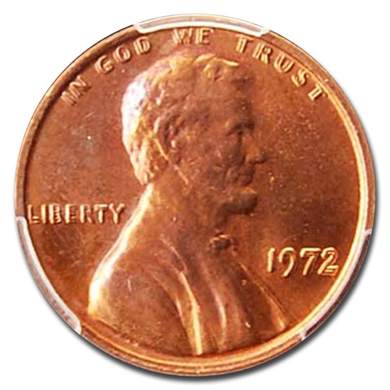 1972 Lincoln Cent MS-65 PCGS (Red/Brown, Doubled Die Obverse) 1972 Lincoln Cent MS-65 PCGS (Red/Brown, Doubled Die Obverse)