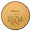 1972 Norway Gold Medal 1100th Anniversary Norge AR