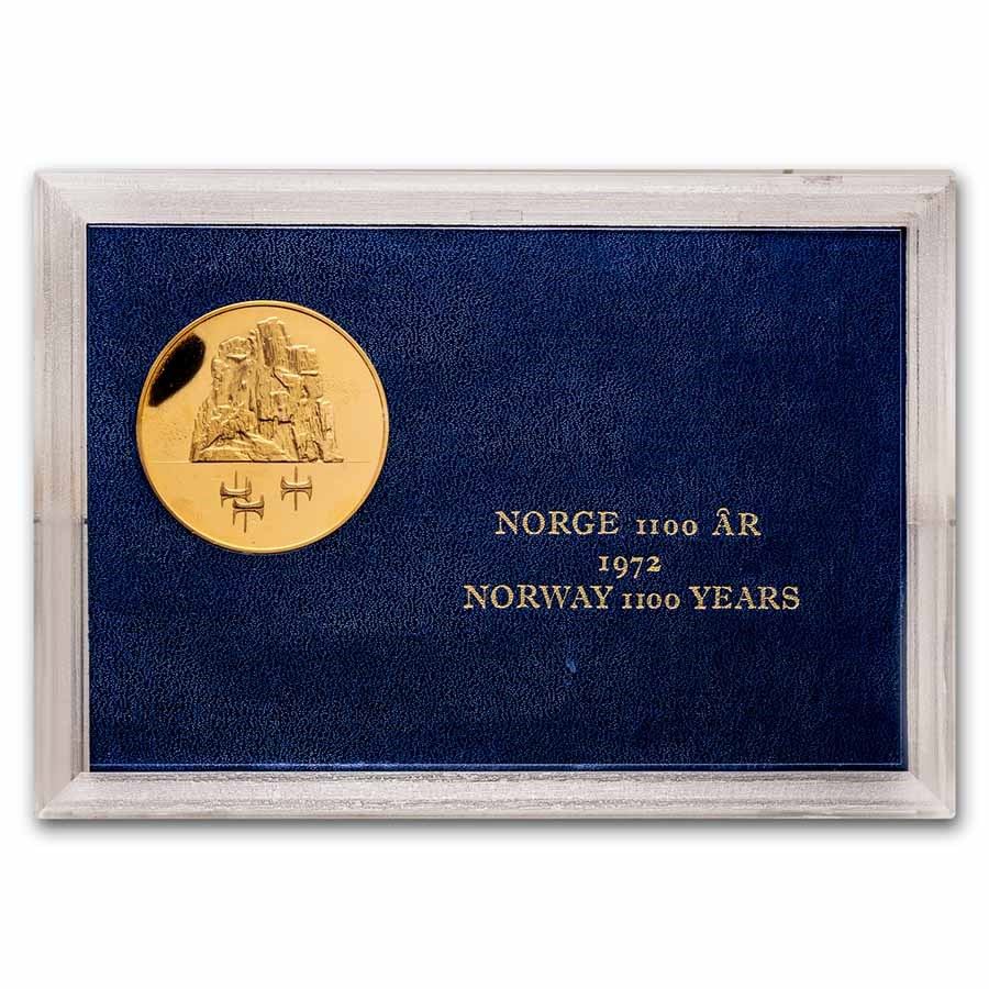 1972 Norway Gold Medal 1100th Anniversary Norge AR