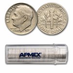 1972 Roosevelt Dime 50-Coin Roll BU