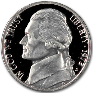1972-S Jefferson Nickel Gem Proof