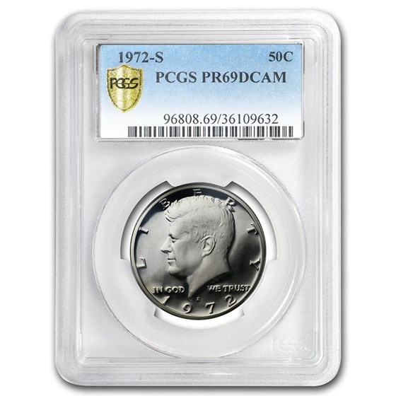 1972-S Kennedy Half Dollar PR-69 DCAM PCGS 1972-S Kennedy Half Dollar PR-69 DCAM PCGS