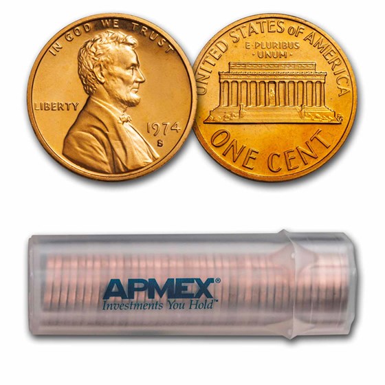1972-S Lincoln Cent 50-Coin Roll BU 1972-S Lincoln Cent 50-Coin Roll BU