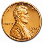 1972-S Lincoln Cent 50-Coin Roll Proof
