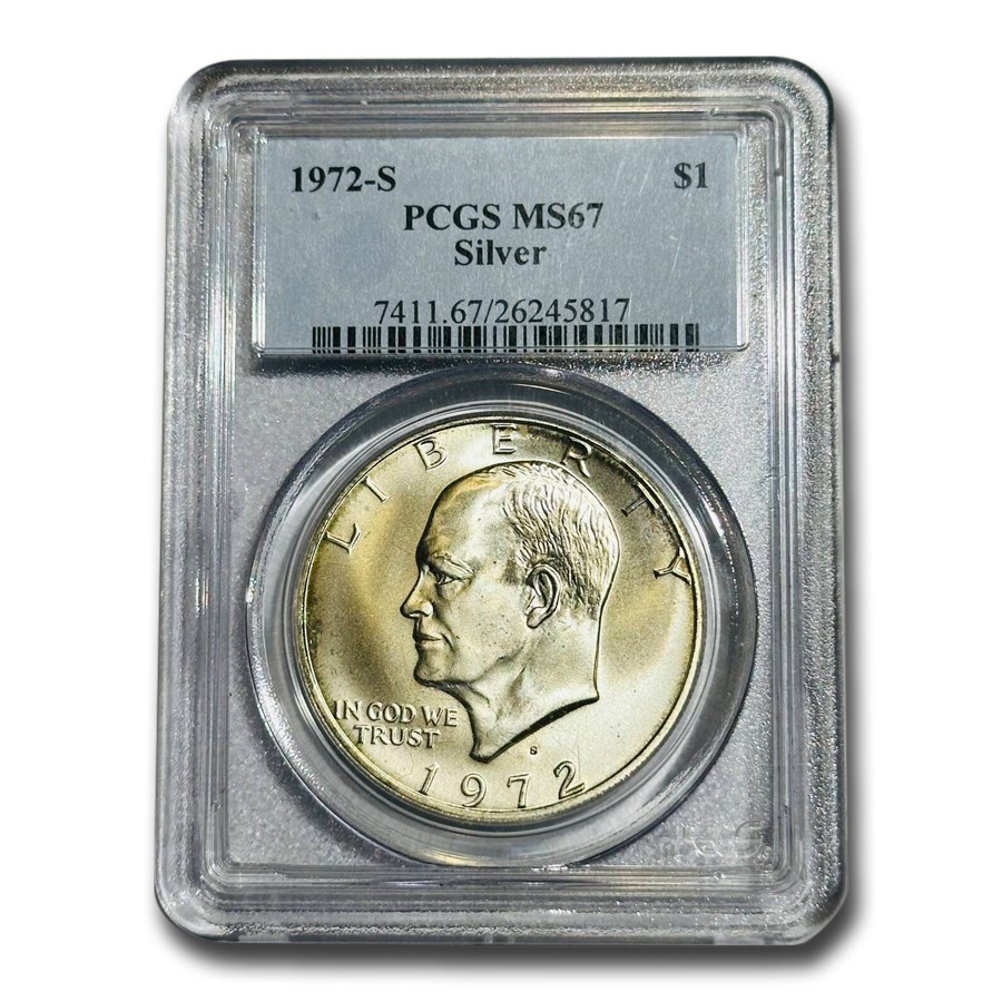 1972-S Silver Eisenhower Dollar MS-67 PCGS