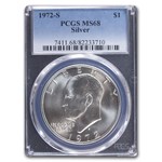 1972-S Silver Eisenhower Dollar MS-68 PCGS