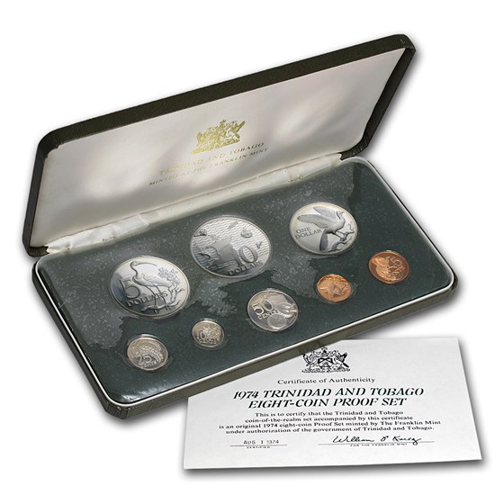 1972 Trinidad & Tobago 8-Piece Proof Set