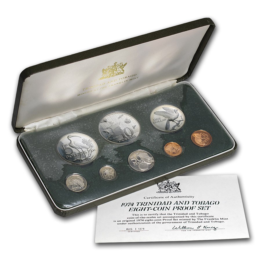 1972 Trinidad & Tobago 8-Piece Proof Set