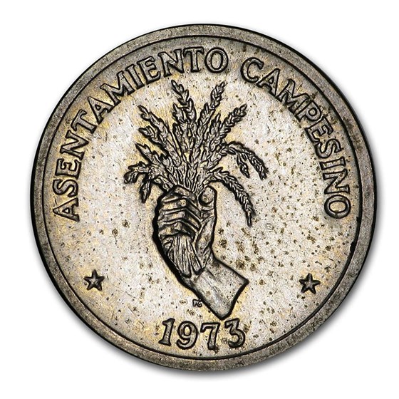 1973-1975 Panama 2 1/2 Centesimos BU 1973-1975 Panama 2 1/2 Centesimos BU