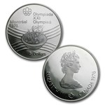 1973-1976 Canada 4-Coin Silver Montreal Olympics Proof Set