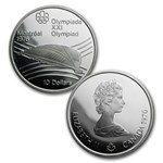 1973-1976 Canada 4-Coin Silver Montreal Olympics Proof Set