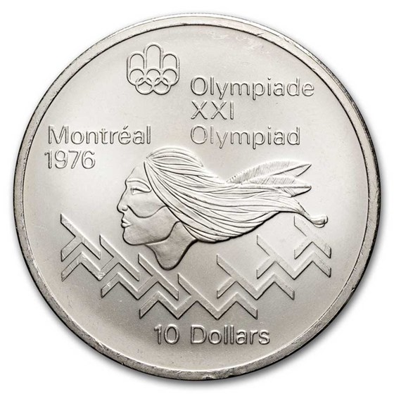 1973-1976 Canada Silver $10 Olympics BU/Proof (Abrasions) 1973-1976 Canada Silver $10 Olympics BU/Proof (Abrasions)