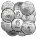 1973-1976 Canada Silver $5 Olympics BU/Proof (ASW .7227 oz)