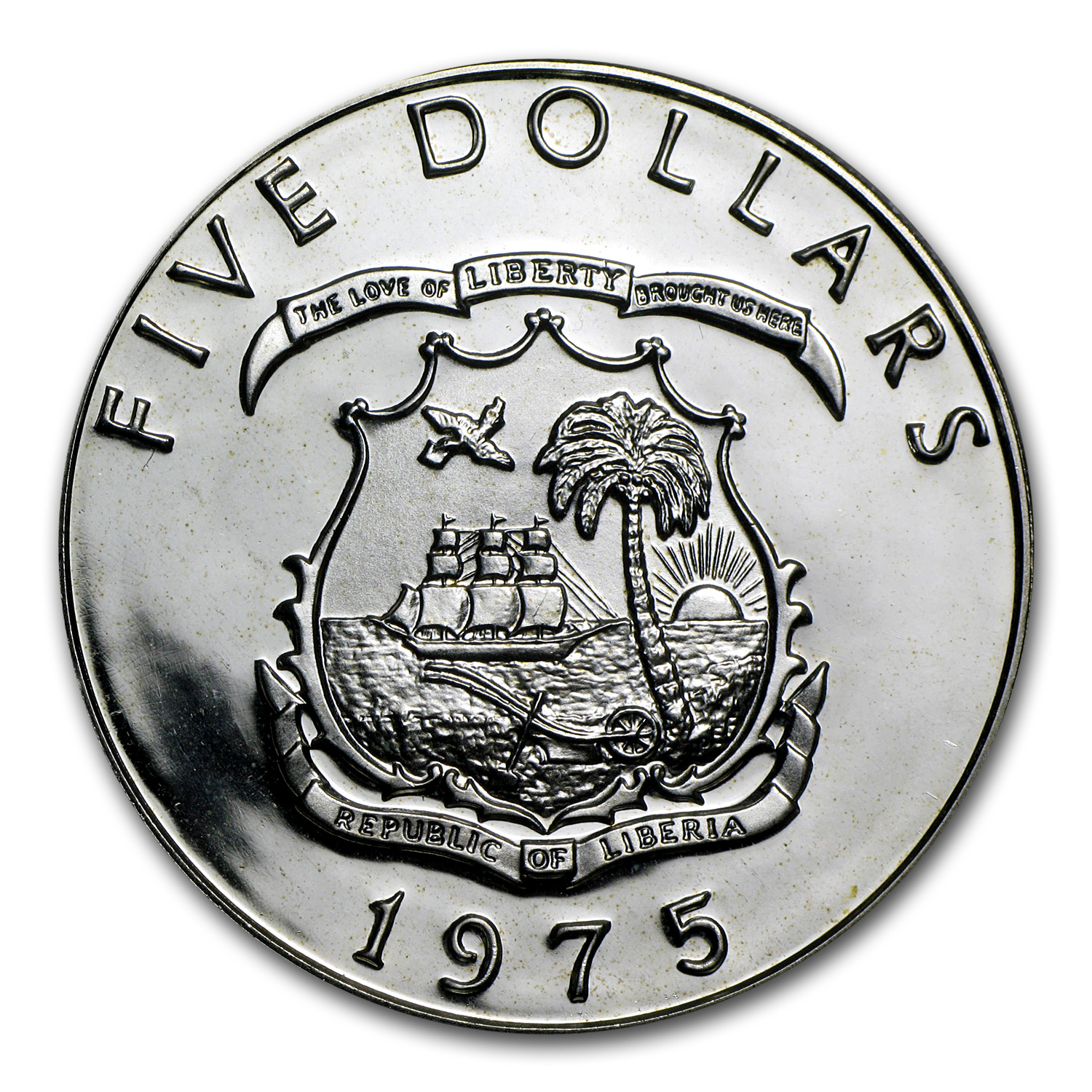 Buy 1973-1978 Liberia Silver $5 Elephant Proof | APMEX