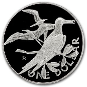 1973-84 British Virgin Islands Silver Dollar Birds BU/Proof 1973-84 British Virgin Islands Silver Dollar Birds BU/Proof