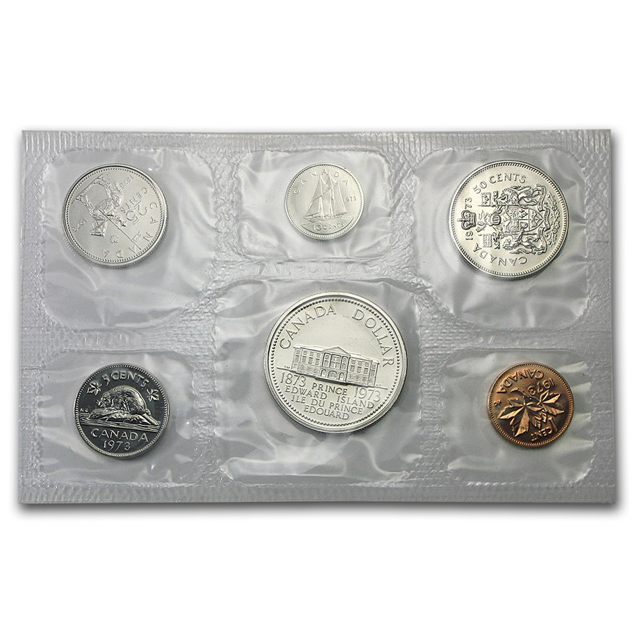1973 Canada Proof Like 6 Piece Coin Set