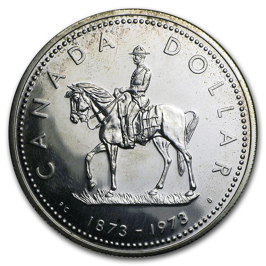 1973 Canada Silver Dollar Specimen (RCMP)