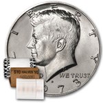 1973-D Kennedy Half Dollar 20-Coin Roll BU