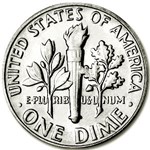 1973-D Roosevelt Dime BU