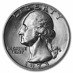 1973-D Washington Quarter 40-Coin Roll BU