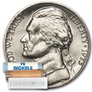 1973 Jefferson Nickel 40-Coin Roll BU