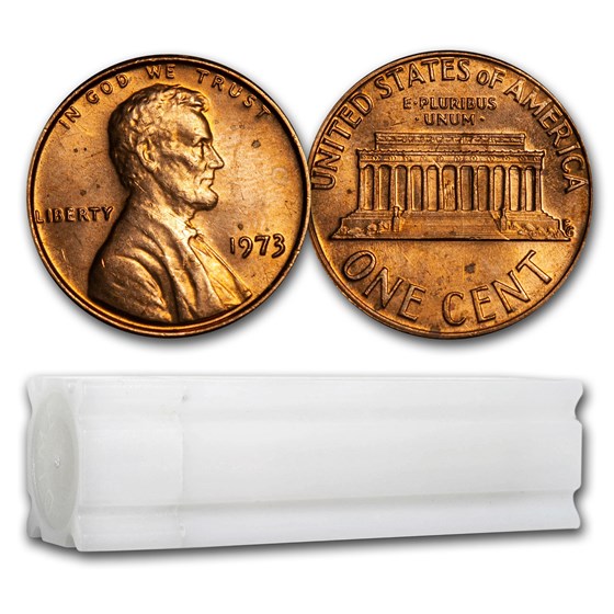 1973 Lincoln Cent 50-Coin Roll BU 1973 Lincoln Cent 50-Coin Roll BU