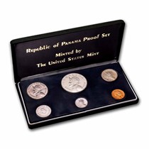 1973年 パナマ プルーフコイン 6種セット【米国造幣局製造】銀貨含 Buy