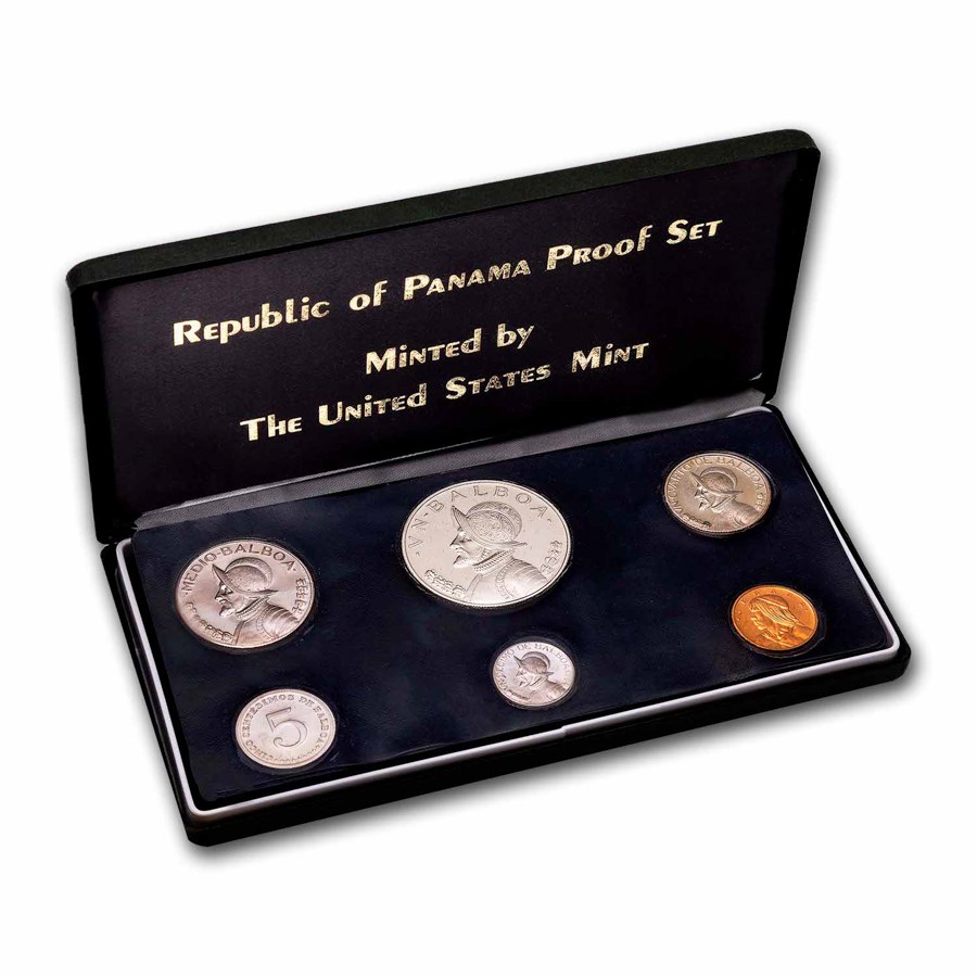 アミボム　proofセット Buy 1973 Panama Silver 6-Coin Proof Set | APMEX
