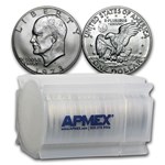 1973-S 40% Silver Eisenhower Dollar 20-Coin Roll BU