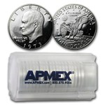 1973-S 40% Silver Eisenhower Dollar 20-Coin Roll Proof