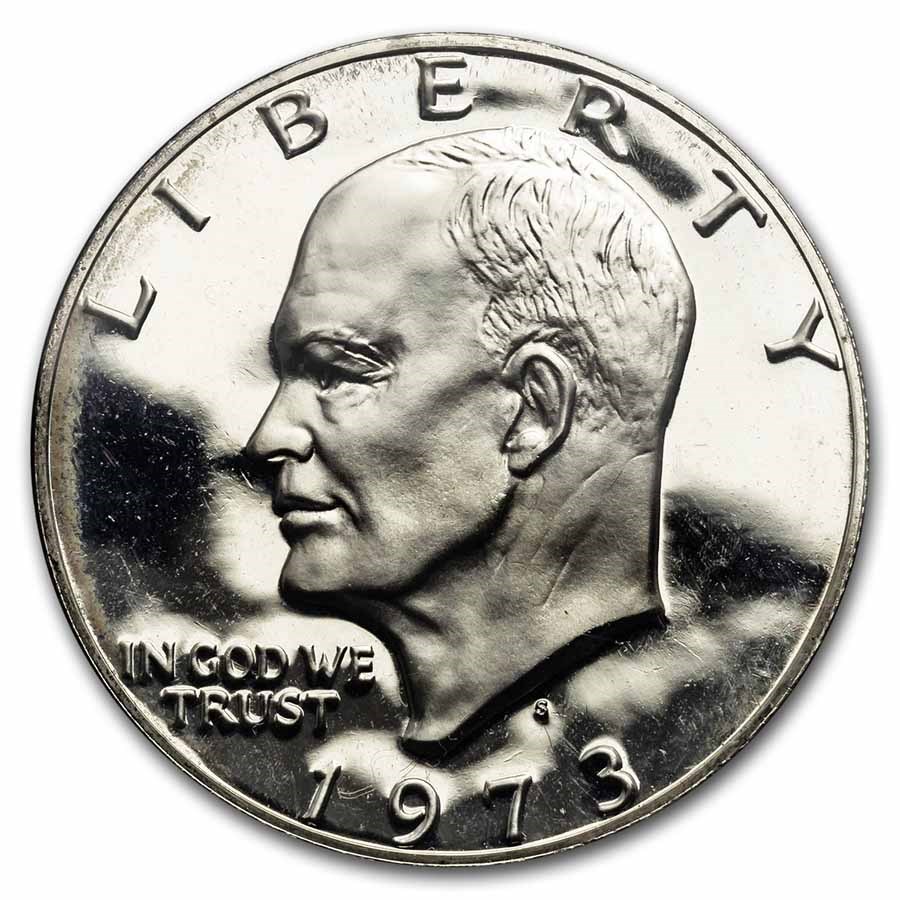 1973-S 40% Silver Eisenhower Dollar Proof (Mint Sealed)