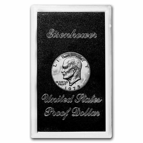 1973-S 40% Silver Eisenhower Dollar Proof (OGP) 1973-S 40% Silver Eisenhower Dollar Proof (OGP)