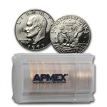 1973-S Clad Eisenhower Dollar 20-Coin Roll Gem Proof
