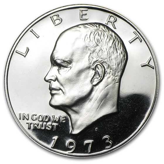 1973-S Clad Eisenhower Dollar Gem Proof