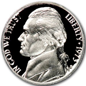 1973-S Jefferson Nickel Gem Proof