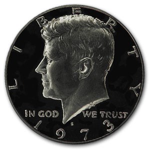 1973-S Kennedy Half Dollar Gem Proof 1973-S Kennedy Half Dollar Gem Proof