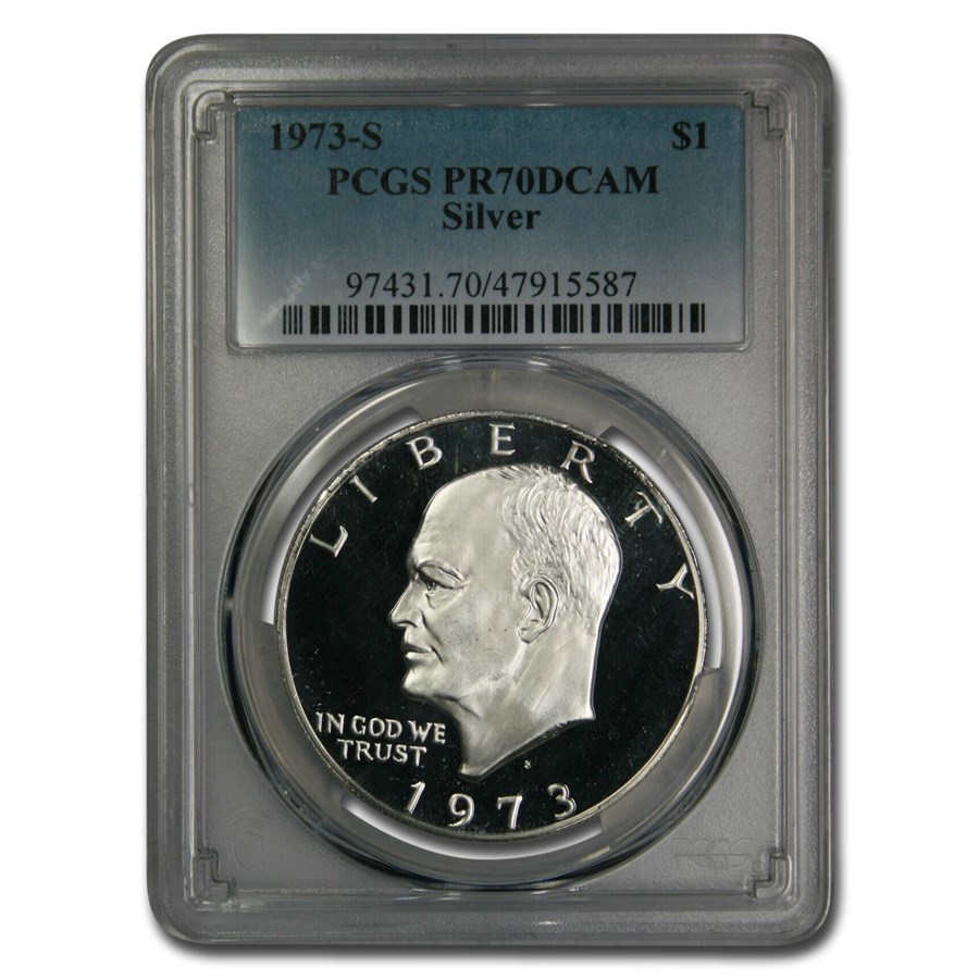 1973-S Silver Eisenhower Dollar PR-70 PCGS