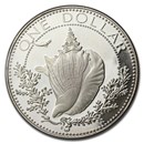 1974-1978 Bahamas Silver Dollar Proof