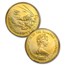 1974 Bahamas 4-Coin Gold Set BU (AGW 0.8045)