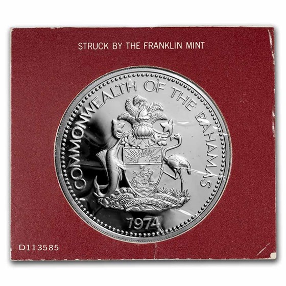 1974 Bahamas Silver $10 Proof 1974 Bahamas Silver $10 Proof