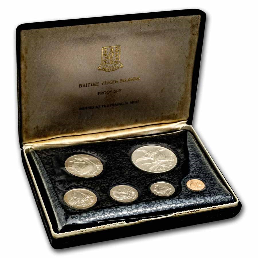 1974 British Virgin Islands 6-Piece Proof Set (w/Box & COA) 1974 British Virgin Islands 6-Piece Proof Set (w/Box & COA)