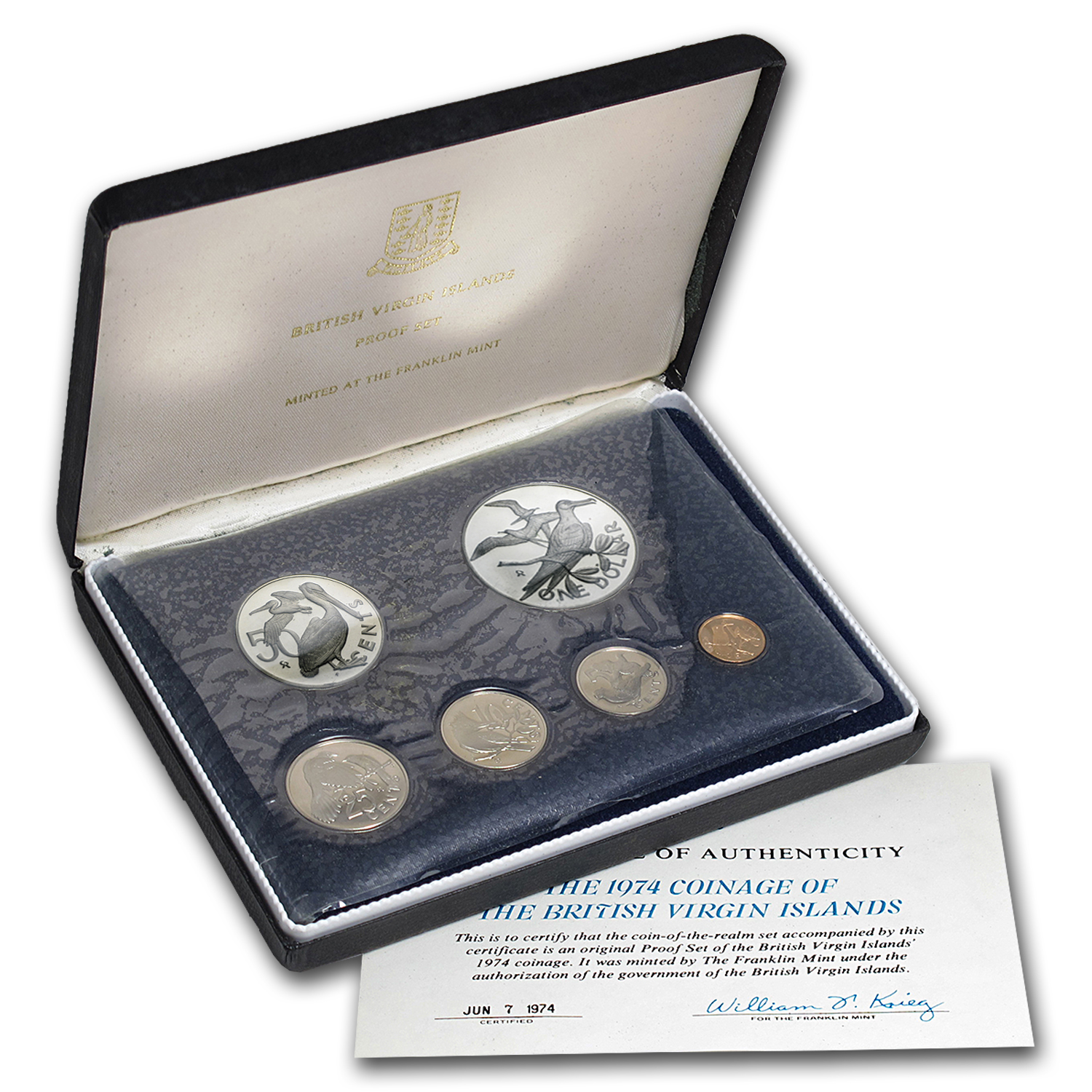 Buy 1974 British Virgin Islands 6-Piece Proof Set | APMEX
