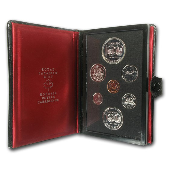 1974 Canada 7-Coin Double Dollar Specimen Set 1974 Canada 7-Coin Double Dollar Specimen Set