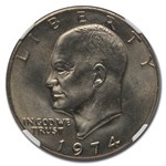 1974 Clad Eisenhower Dollar MS-67 NGC
