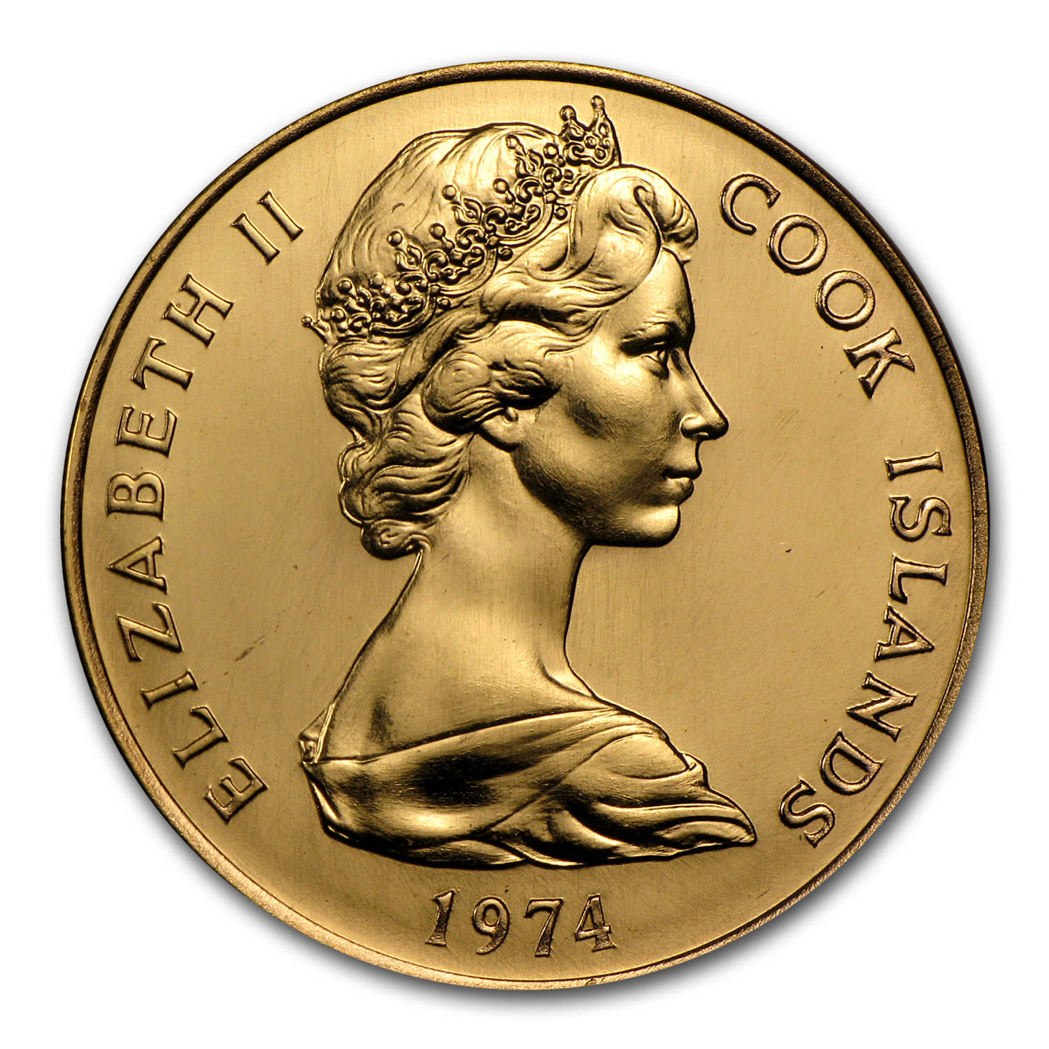Buy 1974 Cook Islands Gold $100 Churchill Proof | APMEX