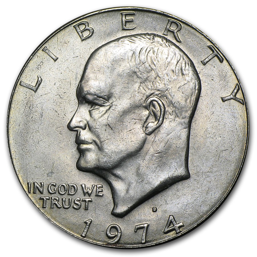 1974-D Clad Eisenhower Dollar BU