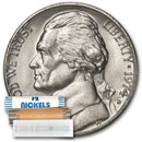 1974-D Jefferson Nickel 40-Coin Roll BU